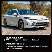 For 2025+ Toyota Camry LE SE XSE XLE CTM Design Gloss Black Side Skirt Extension