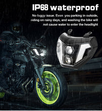 LED Headlight Assembly For Yamaha FZ09 MT09 2014 2015 2016/MT07 2019 Plug & Play