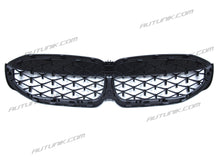 Glossy Black Front Kidney Diamond Grill Grille for BMW G20 320i 330i M340i 2019-2022