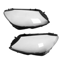 Pair Headlight Lamp Lens Cover For Mercedes W205 C180 C200 C300 2015-2018