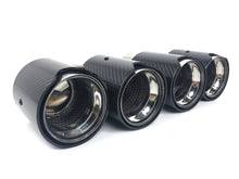 62mm Inlet Carbon Fiber Exhaust Tips fit for BMW Audi Mercedes Models