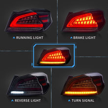 Clear Lens LED Tail Lights For 2015-2021 Subaru WRX & Subaru WRX STI