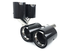 62mm Inlet Carbon Fiber Exhaust Tips fit for BMW Audi Mercedes Models