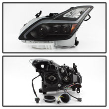 Black LED Switchback Headlights w/ Sequential Signal For 2008-2015 Infiniti G37 Q60 Coupe HID/Xenon w/o AFS