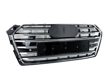Silver Front Bumper Grille For Audi A5 S5 B9 2017 2018 2019