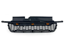 Black Front Bumper Upper Grille w/ LED Lights Fits For 2001-2004 Ford Escape / Kuga