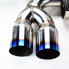 Quad 3" Titanium Burn Tips Axle Back Exhaust Mufflers for BMW M3 E46 2001-2006