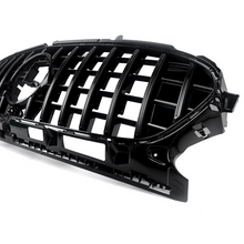 Front Racing Grille For Mercedes GLA H247 GLA35 GLA45 2020-2023 Chrome+Black