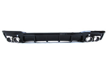 Rear Diffuser w/ Silver Exhaust Tips For AUDI A7 C8 S-line S7 2019-2023 di155
