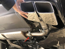 Chrome Square Exhaust Tips for Audi Q7 3.0L Gasoline 2016–2019 | 55mm Inlet