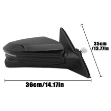 14Pin Black Right Passenger Side Mirror Camera Power Heated Turn Signal Lamp For Honda Civic 2016-2021