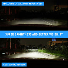 VLAND D2S D2C D2R D2H LED Headlight Bulbs High/Low Beam 6000K/set Super Bright