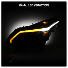 Black Headlights w/ LED Sequential Signal Switchback DRL For 2010-2013 Infiniti G37 G25 Q40 Sedan