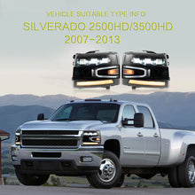 Full LED Headlights For 2007-2013 Chevrolet Silverado 1500 2500HD 3500HD
