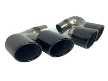 Gloss Black For BMW X5 G05 X6 G06 X7 G07 40i Rear Exhaust Tips Muffler Tailpipe