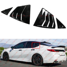For 2025+ Toyota Camry Gloss Black Quarter Panel Side Window Louver Cover