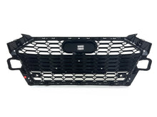 Honeycomb Black Front Grille for 2020-2024 Audi A4 B9 Standard Bumper