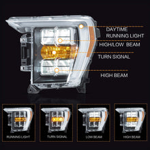 LED Reflector Headlights For 2021-2023 Ford F-150 F150 Front Lamps LH&RH Pickup