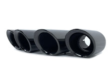 Black Stainless Steel Exhaust Tips for Porsche Macan 2.0L 2014–2018