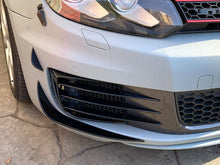Glossy Black Front Bumper Canards Set for VW Golf MK6 GTI 2008-2012