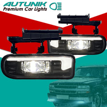 Pair Clear LED Projector Fog Lights for Chevy Silverado Tahoe Suburban 1999–2002