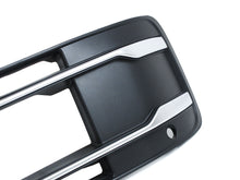 Chrome/Black Front Fog Light Grille Cover for Audi Q7 2016-2019 fg271