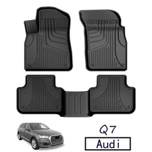 Floor Mats Liners Carpet Protector For 2017-2024 Audi Q7 All Weather Rubber