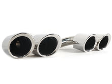 Chrome Exhaust Tips Sporty for Porsch Cayenne E-Hybrid 9Y0 9Y3 2019-2024