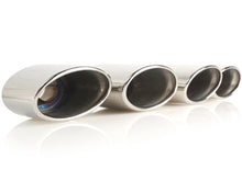 58mm Inlet Oval Chrome Exhaust Tips for Mercedes W220 W221 W204 W218 W212 W212 SLK