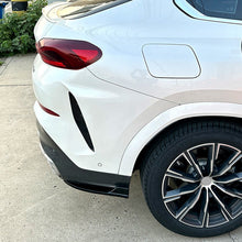 Rear Bumper Splitter Lip Side Aprons for BMW X6 G06 M Sport 2020-2022