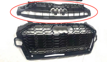 Honeycomb Black Front Grille for 2020-2024 Audi A4 B9 Standard Bumper