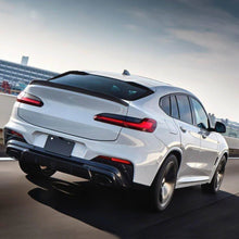 Gloss Black Rear Side Window Spoile For BMW X4 G02 2019-2021