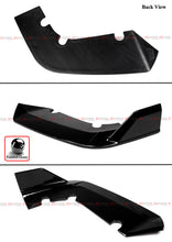 For 2020-2023 BMW F95 X5M Pre-LCI R Style Gloss Black Front Bumper Lip Splitter