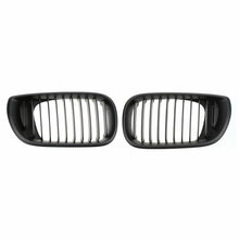 Matte Black Kidney Front Bumper Grille for BMW E46 3 Series 4D 2002-2005 LCI Facelift