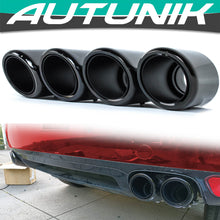 4PCS/Set Black Exhaust Tips Tailpipe for Porsche 958.1 Cayenne S GTS Turbo 2011-2014