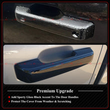 4pcs For 2021-2025 Ford F150 F-150 Bronco Gloss Black Door Handle Cover Trim Overlay Set