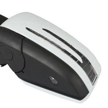 White Left Driver Side Heated Mirror for Mercedes W204 C250 C300 2011-2014 W/O Blind Spot