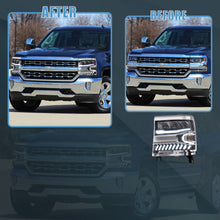 LED Reflector Headlights For 2016-2018 Chevy Silverado 1500 w/Animation