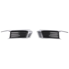 Pair Front Bumper Fog Light Grill Cover Bezels Chrome For Cadillac XTS 2018-2019