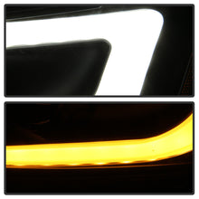 Left+Right Black Headlamps for Infiniti 2003-2008 FX35 FX45 LED DRL Tube Switchback Signal Headlights