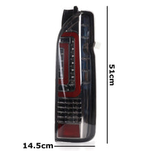 Smoked Black LED Tail Lights for Toyota Hiace Van 2004-2018