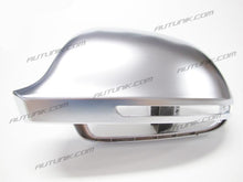 Chrome Mirror Cover Caps Replace For Aud A4 B8 S4 A5 8T S5 w/o Lane Assist 2009-2012cmc2