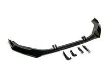 Glossy Black Front Lip Splitters for AUDI A4 B9 S line 2021-2023