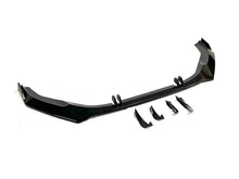 Glossy Black Front Lip Splitters for AUDI A4 B9 S line 2021-2023