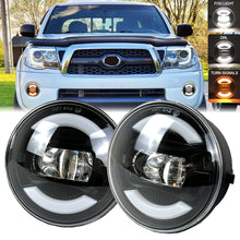 2x Upgraded LED Fog Lights DRL Turn Signal Front Bumper For Toyota Tacoma 2005-2011