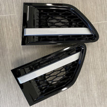 Front Black Upper Grille w/ Air Side Vents For Range Rover Sport L320 2010-2013