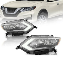 Pair Halogen Headlight Lamp Projector LH&RH Assembly Fit For 2017-2019 Nissan Rogue