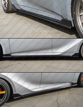 For 2021-2025 Lexus IS300 IS350 CTM V1 Gloss Black Winglet Side Skirt Extension
