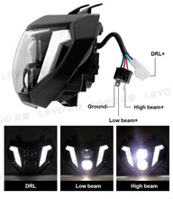LED Headlight Assembly For Yamaha FZ09 MT09 2014 2015 2016/MT07 2019 Plug & Play