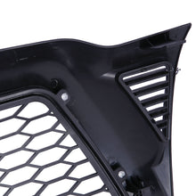 For 2005-2011 Toyota Tacoma Front Bumper Hood Upper Mesh Grille LED Grill Black